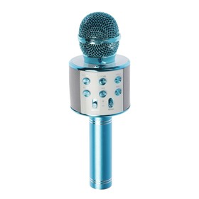 

УЦЕНКА Микрофон для караоке Belsis MA3001BE, Bluetooth, FM, microSD, синий