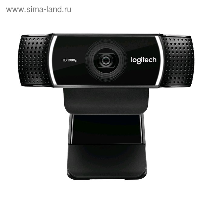 фото Веб-камера logitech pro stream c922, 2мп, 1920x1080, микрофон, usb2.0, чёрный