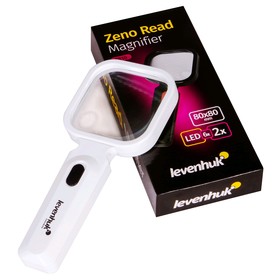 

Лупа для чтения Levenhuk Zeno Read ZR10, белая