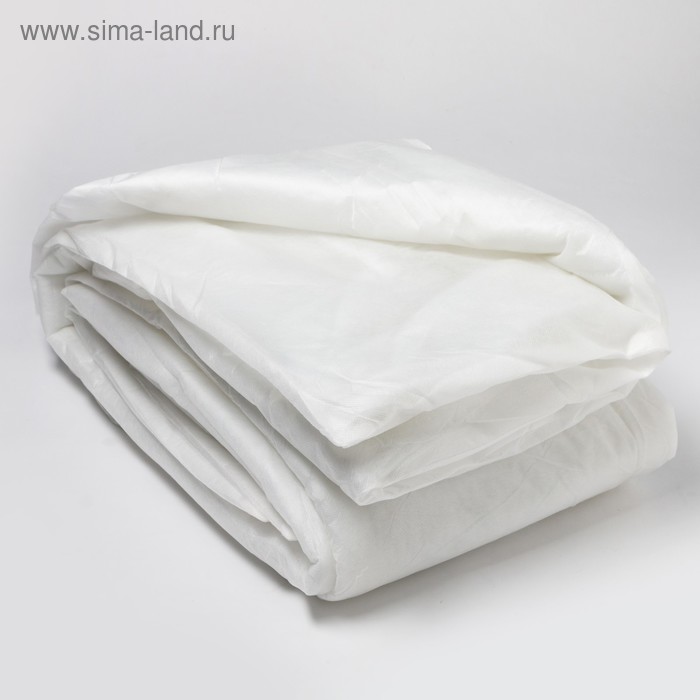 Одеяло Спанбонд 140х205 см, белый, синтепон 100г/м2, ткань спанбонд 40г/м2