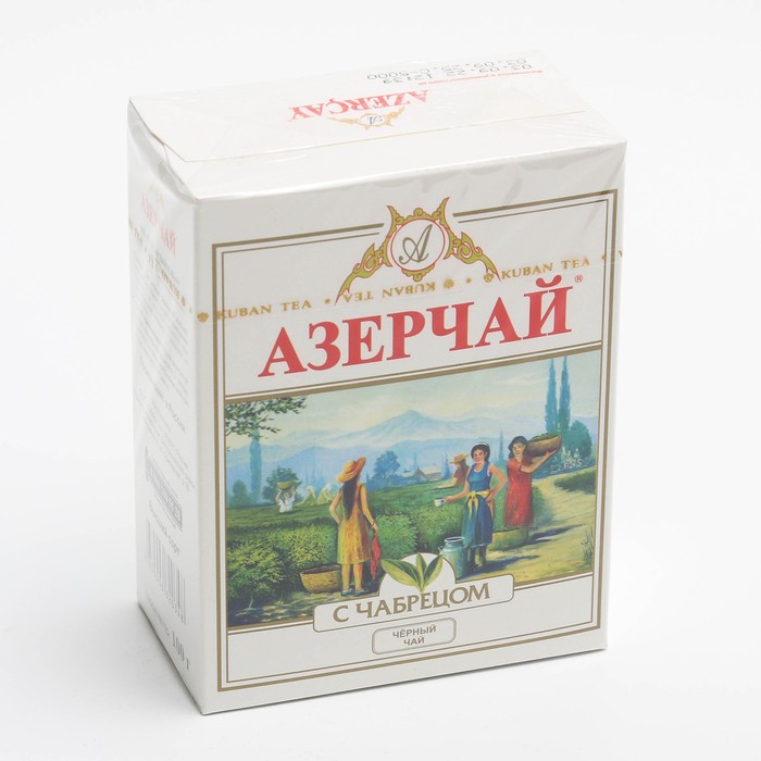 

Чай чёрный байховый "Азерчай. С чабрецом", 100 г