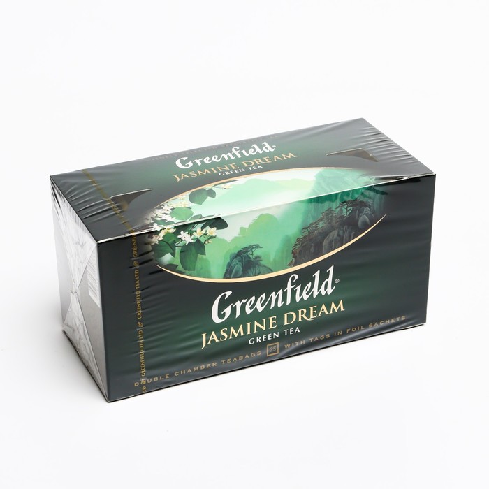 Чай зеленый GREENFIELD 25п*2г/Jasmine Dream/с жасмином/Орими Трейд