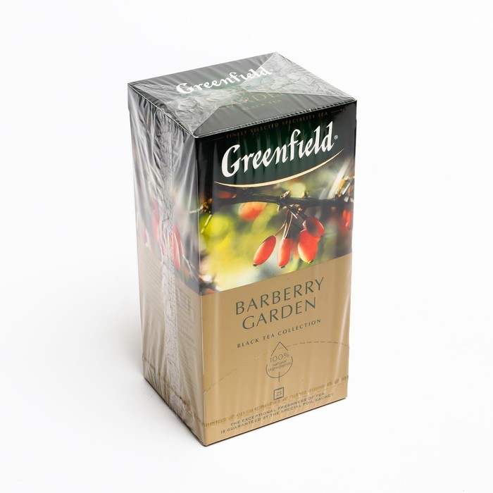 

Чай черный GREENFIELD Barberry Garden с ароматом барбариса 25п*1,5г