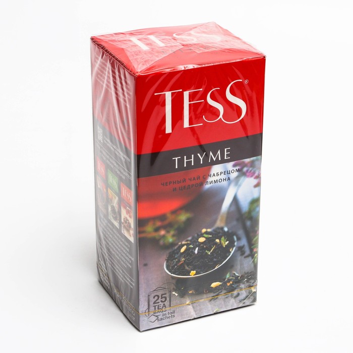 Чай черный TESS 25п*1,5г/Thyme/с чабрецом/Орими Трейд
