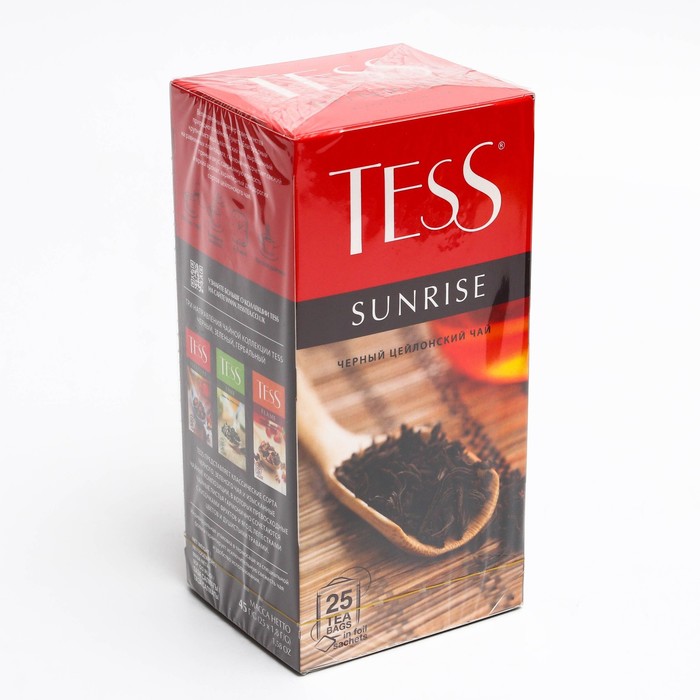 Чай черный TESS 25п*1,8г/Sunrise/цейлонский/Орими Трейд