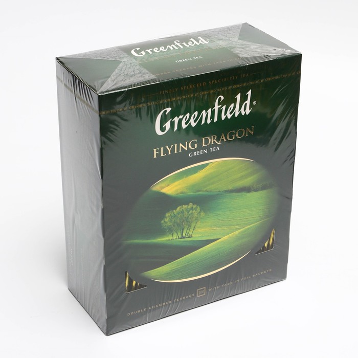 Чай зеленый GREENFIELD 100п*2г/Flying Dragon green tea