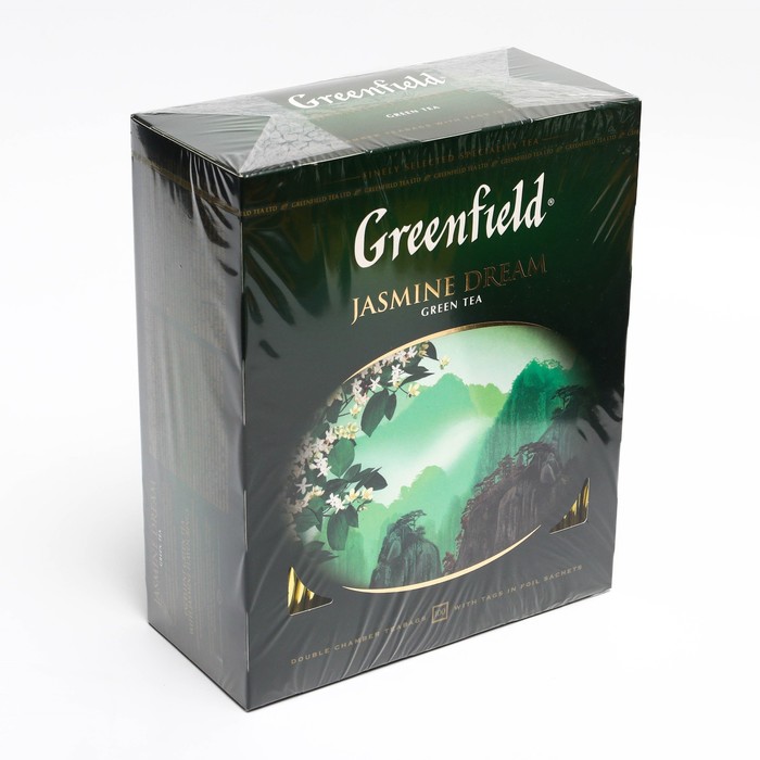 Чай зеленый GREENFIELD 100п*2г/Жасмин/Орими Трейд
