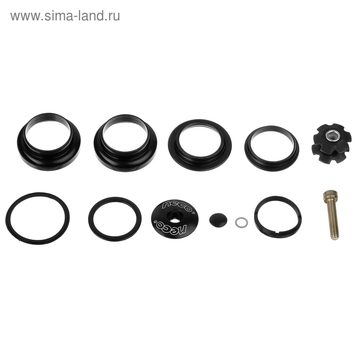 фото Рулевая колонка neco 1-1/8" h846, безрезьбовая, сталь