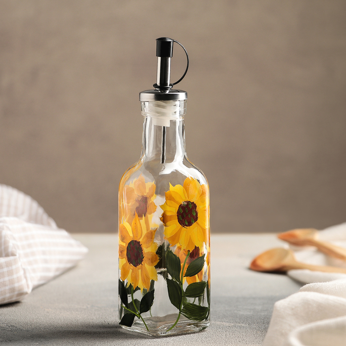 Бутыль для соусов и масла 200 мл "Подсолнух"