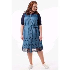

Платье женское, размер 56, цвет синий