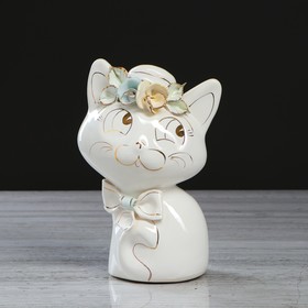

Копилка "Котёнок Лунатик", лепка, 23 см, микс
