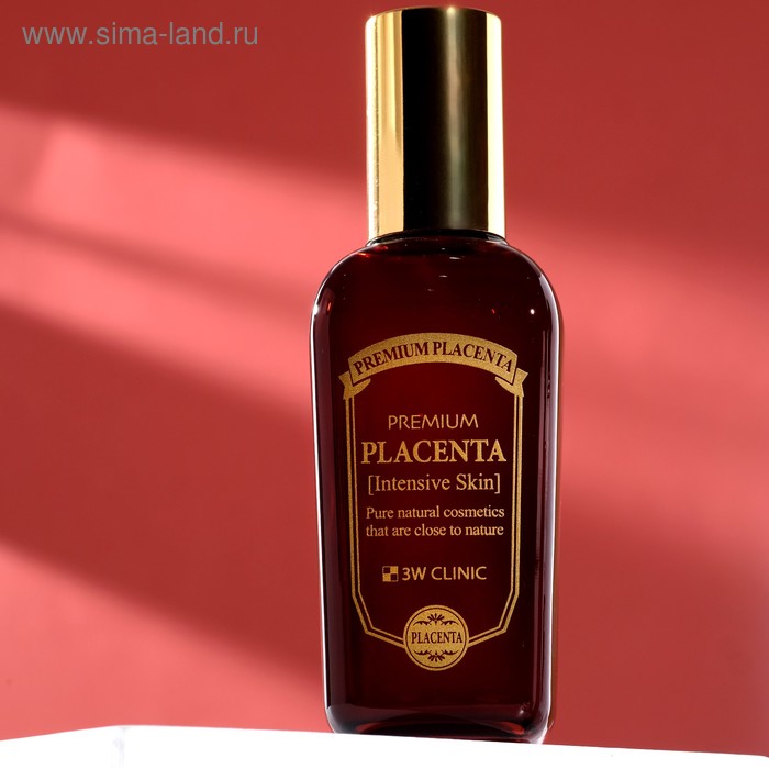 Омолаживающий тонер для лица с экстрактом плаценты 3W CLINIC Premium Placenta Intensive Skin, 145 мл