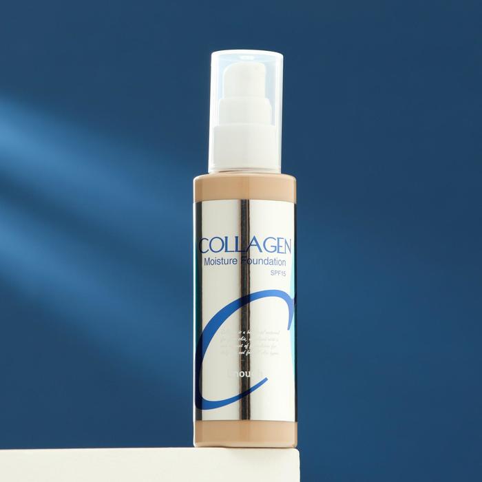 фото Увлажняющий тональный крем с коллагеном enough collagen moisture foundation, spf 15, тон 13, 100 мл