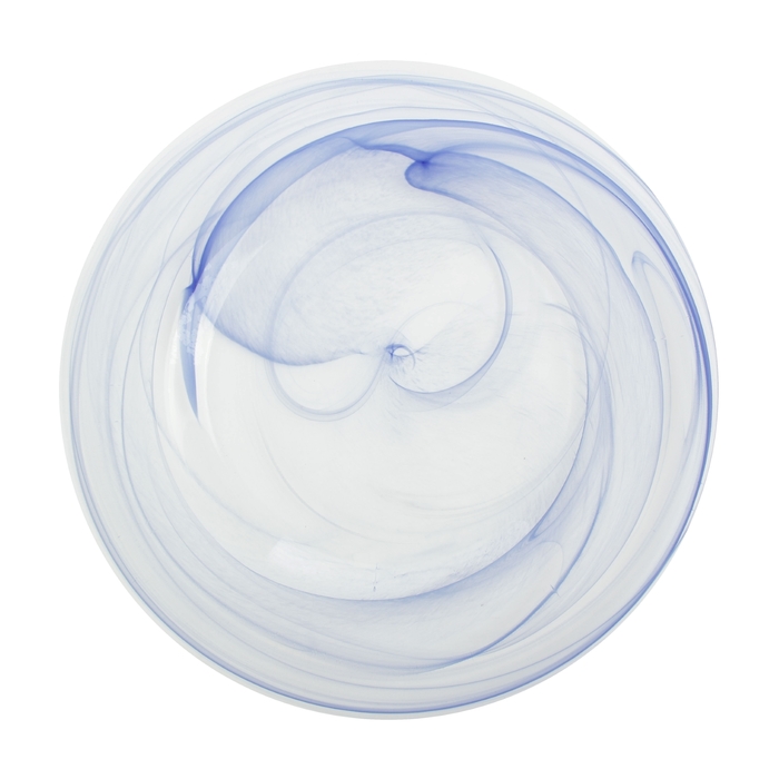 Тарелка обеденная d=31,5 см "Элегант", цвет голубой, алебастр