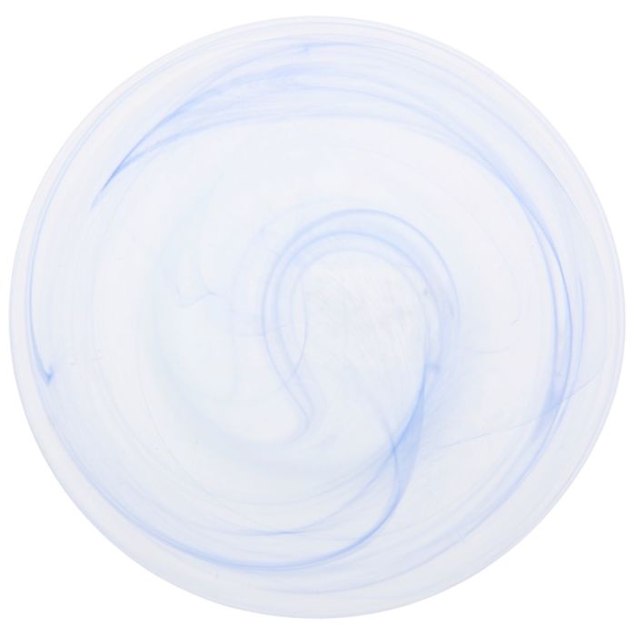 Тарелка, цвет голубой матовый, алебастр