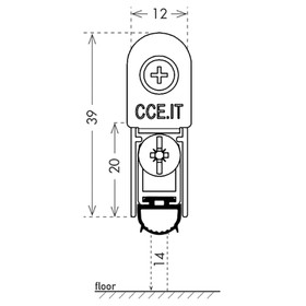 

Автоматический порог EASY TREND SQ cod. ASTDSQ, B4/930