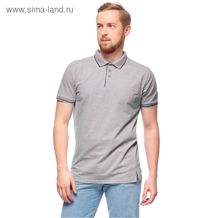 Рубашка унисекс, размер 48, цвет серый меланж
