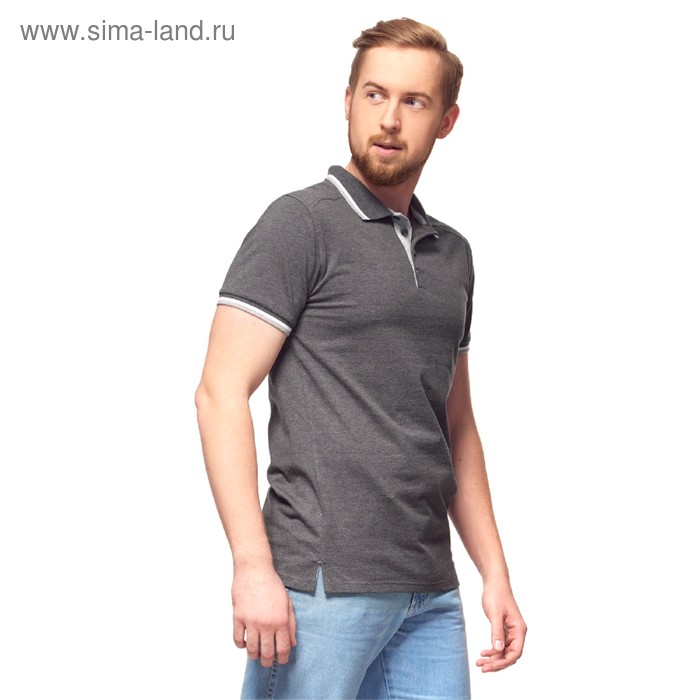 Рубашка унисекс, размер 52, цвет тёмный меланж толстовка мужская размер 52 цвет тёмный меланж