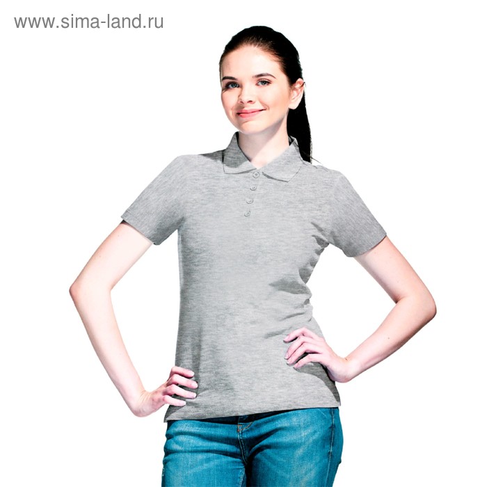 фото Рубашка женская, размер 46, цвет серый меланж stan