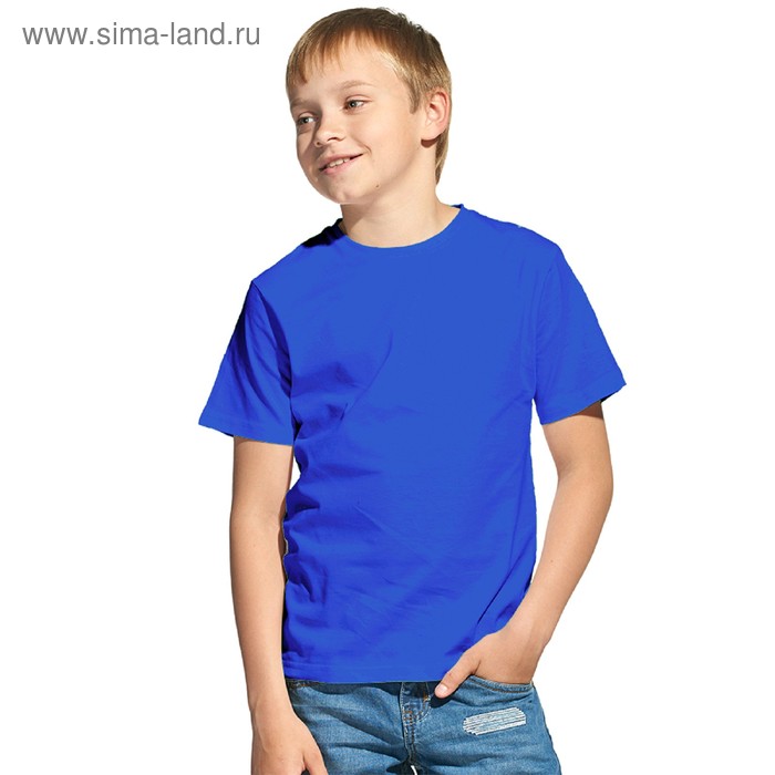 фото Футболка детская, рост 116 см, цвет синий stan