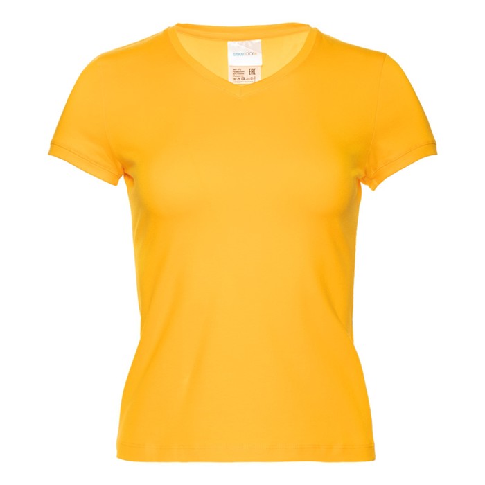 Футболка женская, размер 46, цвет жёлтый футболка женская размер m цвет жёлтый