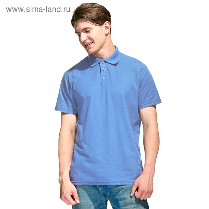 фото Рубашка мужская, размер 48, цвет голубой stan