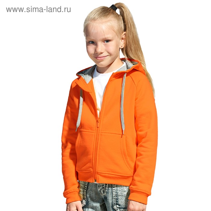 фото Толстовка детская, рост 116 см, цвет оранжевый stan