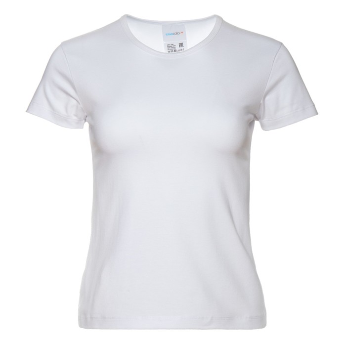 Футболка женская, размер 42, цвет белый футболка женская цвет белый размер 42 s