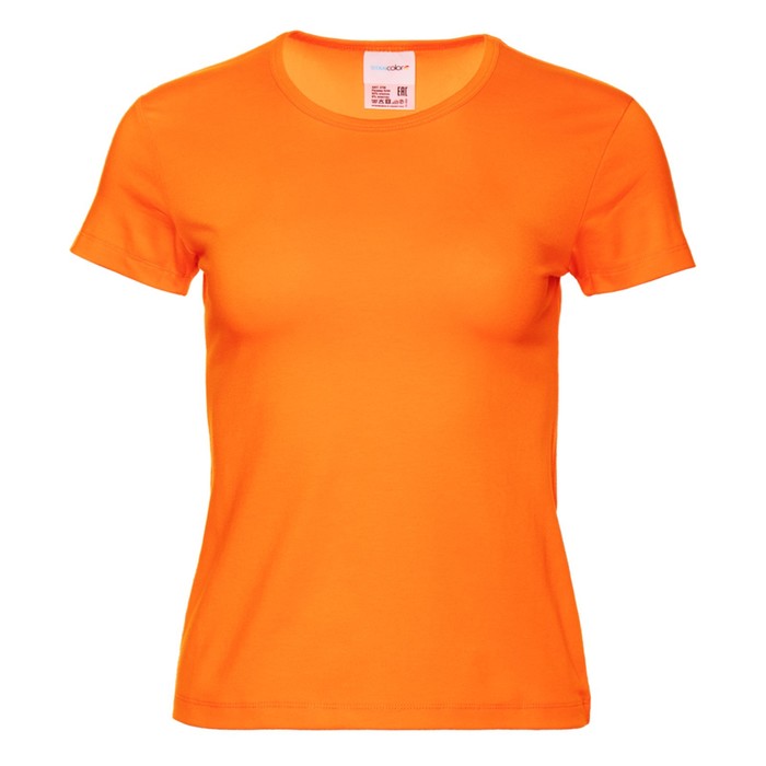 Футболка женская, размер 48, цвет оранжевый футболка женская icepeak цвет оранжевый 954761651iv 648 размер 42 48