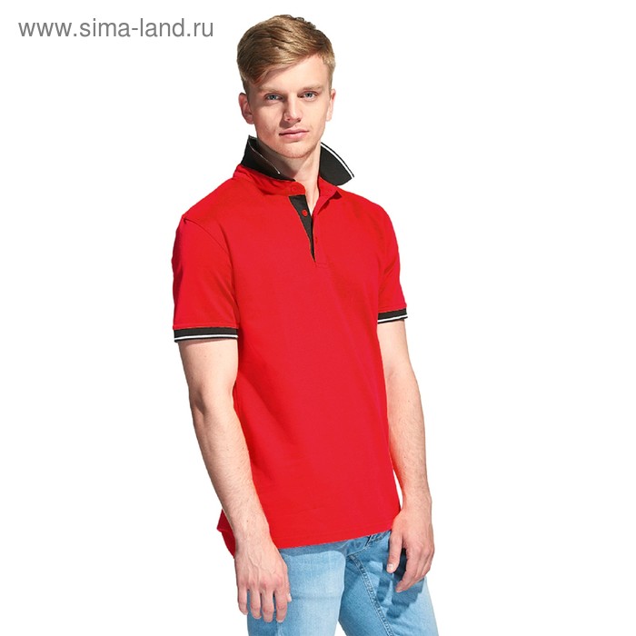 фото Рубашка мужская, размер 52, цвет красный stan
