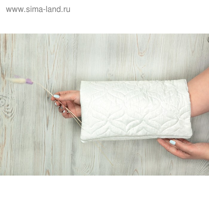 Подушка, размер 27×40 см, цвет белый