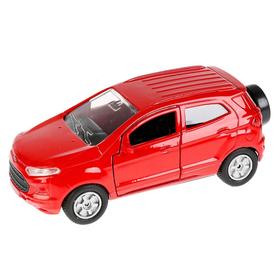 

Машина металлическая, инерционная Ford Ecosport красный, 12 см, открывающиеся двери
