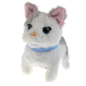 

Интерактивная игрушка «Котёнок Джесси» с бутылочкой, 16 см, озвученная