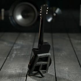 

Гитара сувенирная "Gibson Acustic" черная, на подставке 24х8х2 см