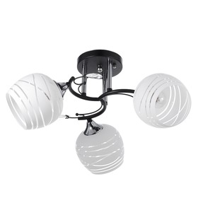 

Люстра 9451/3 3х60W Е27 черный/хром