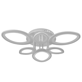

Люстра с ПДУ 7501/6 60W LED 3000К белый 14,5х70 см