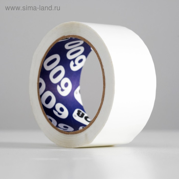 

Клейкая лента упаковочная UNIBOB белая 600 48мм х 66м 45мкм