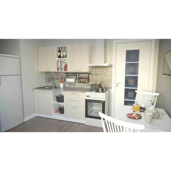 Кухонный гарнитур Лариса стандарт 5 1600 мм модульный кухонный гарнитур лариса оптима 5 2700х1600 мм