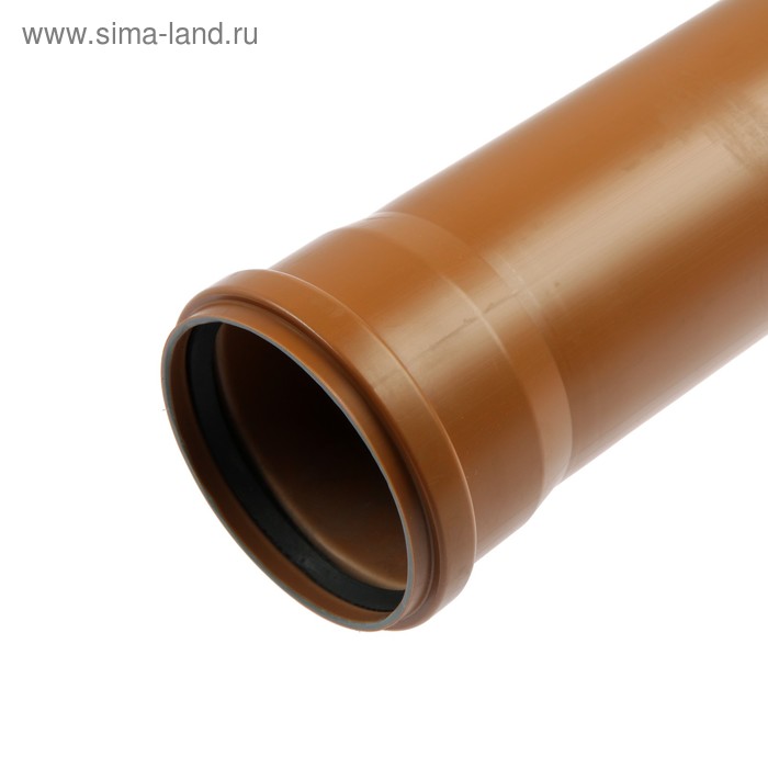

Труба канализационная FLEXTRON, наружная, d=110 мм, толщина 3.2 мм, 2000 мм