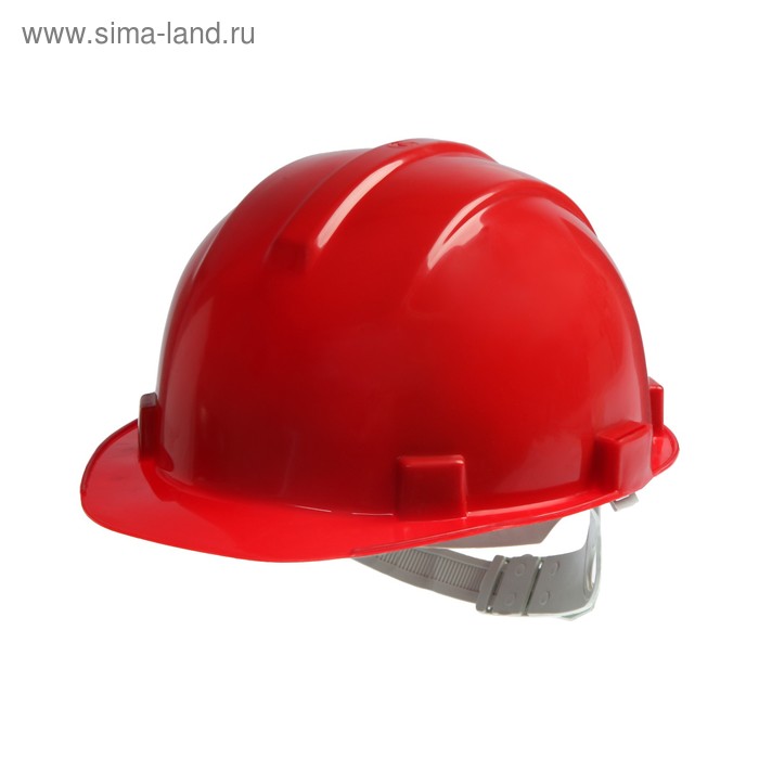 Каска защитная TUNDRA, для строительно-монтажных работ, с пластиковым оголовьем, красная