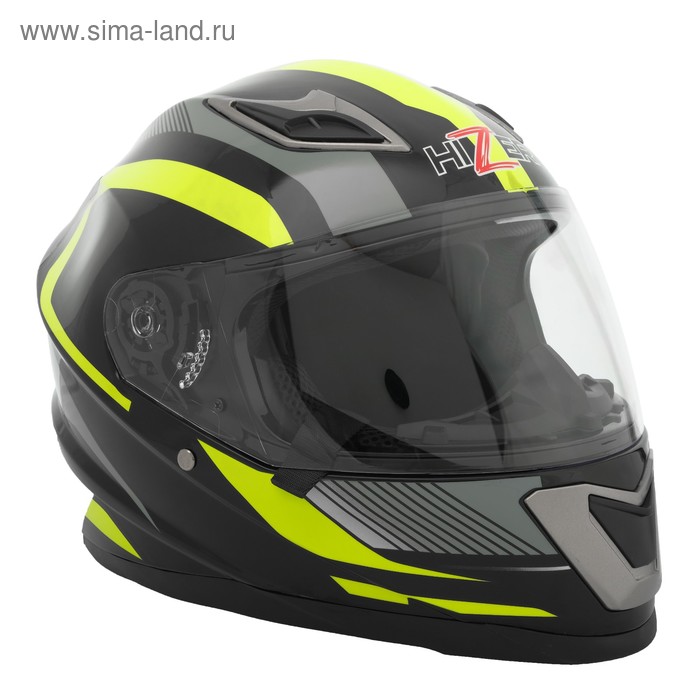 Шлем HIZER B562, размер L, черный/желтый