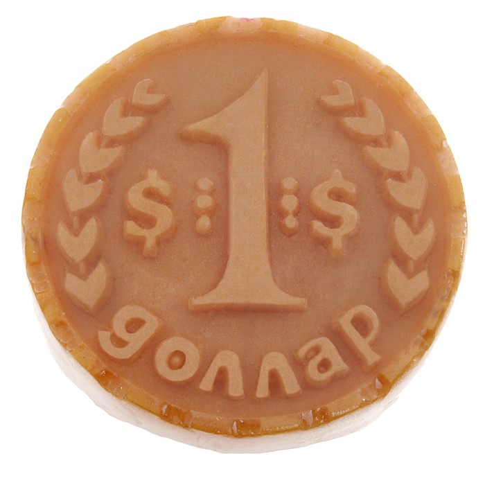 Мыло фигурное в подарочной коробке "Доллар на счастье"