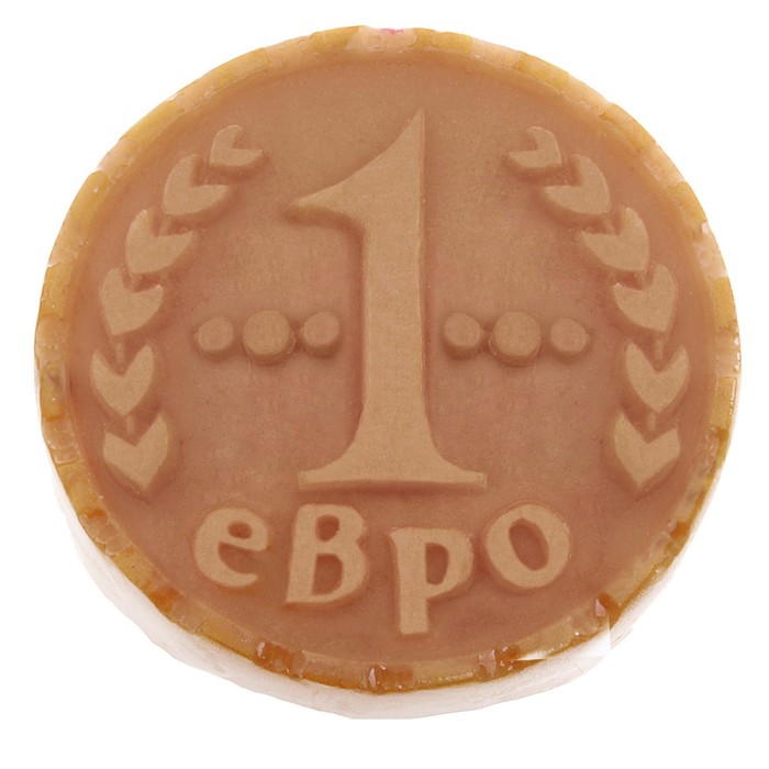 Мыло фигурное в подарочной коробке "Евро на счастье"