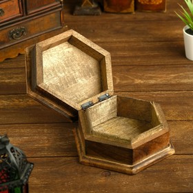 

Шкатулка дерево "Кифара" 17,8х17,8х7,6 см