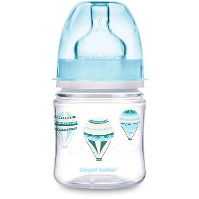 Бутылочка для кормления Canpol babies EasyStart, In the clouds, от 0 месяцев, цвет голубой, 120 мл - Фото 1