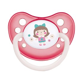

Пустышка силиконовая Canpol babies Toys, ортодонтическая, от 0-6 месяцев, цвет розовый