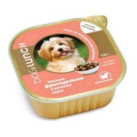 

Влажный корм Dog Lunch для собак мясные фрикадельки в нежном соусе Баранина, 150 г