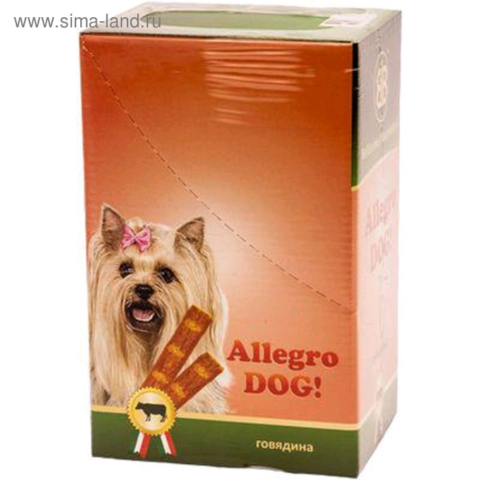 Колбаски B&B Allegro Dog для собак, говядина, 30 шт