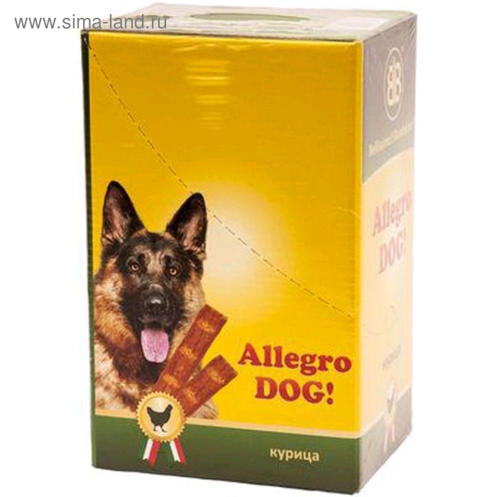 Колбаски B&B Allegro Dog для собак, курица, 30 шт