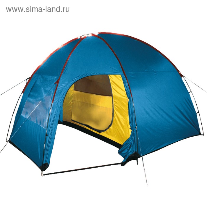 Палатка Arten Birdland, двухслойная, 3-местная, цвет синий палатка birdland arten btrace 3 местная